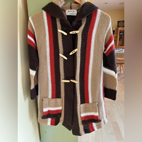 Vintage 70’s Joyce Women’s Hooded Cardigan with Toggle Closure - Size Medium - Picture 1 of 9